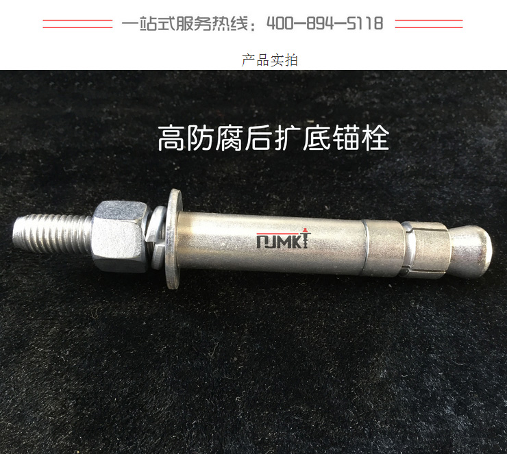 极悦模扩底锚栓 后锚固 螺丝 / 螺栓 钢结构地铁护栏幕墙锚栓