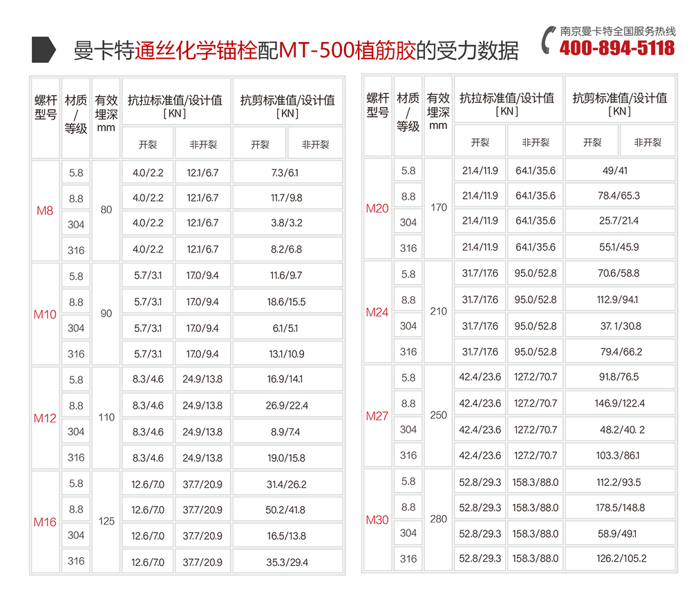 耐高温化学锚栓（13）